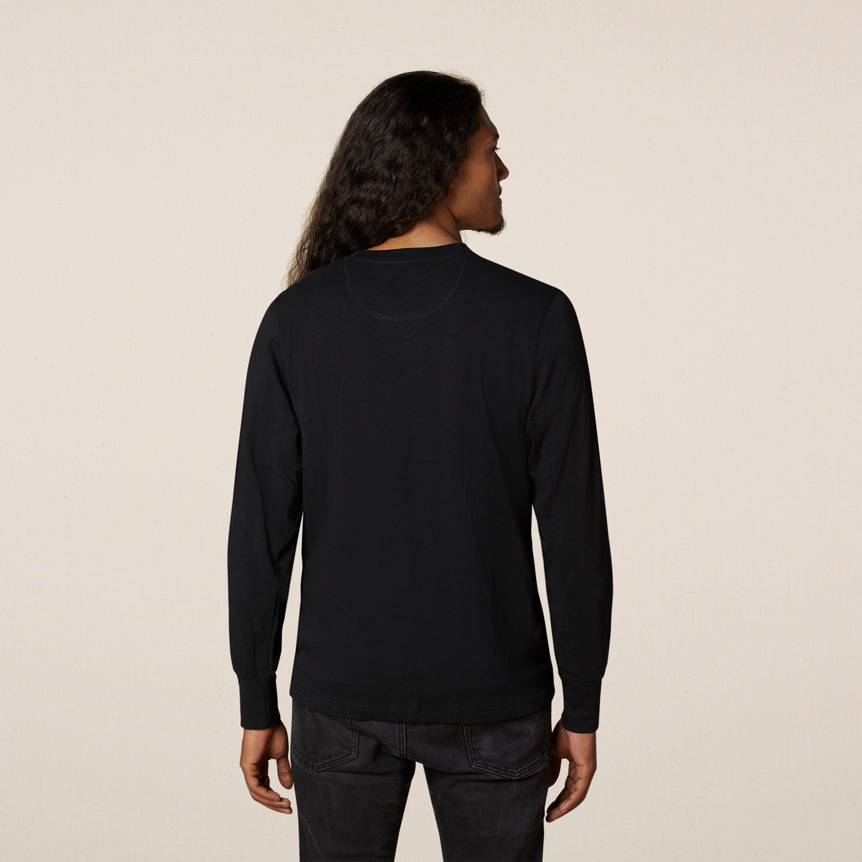 Men's Pima Slub L/S
