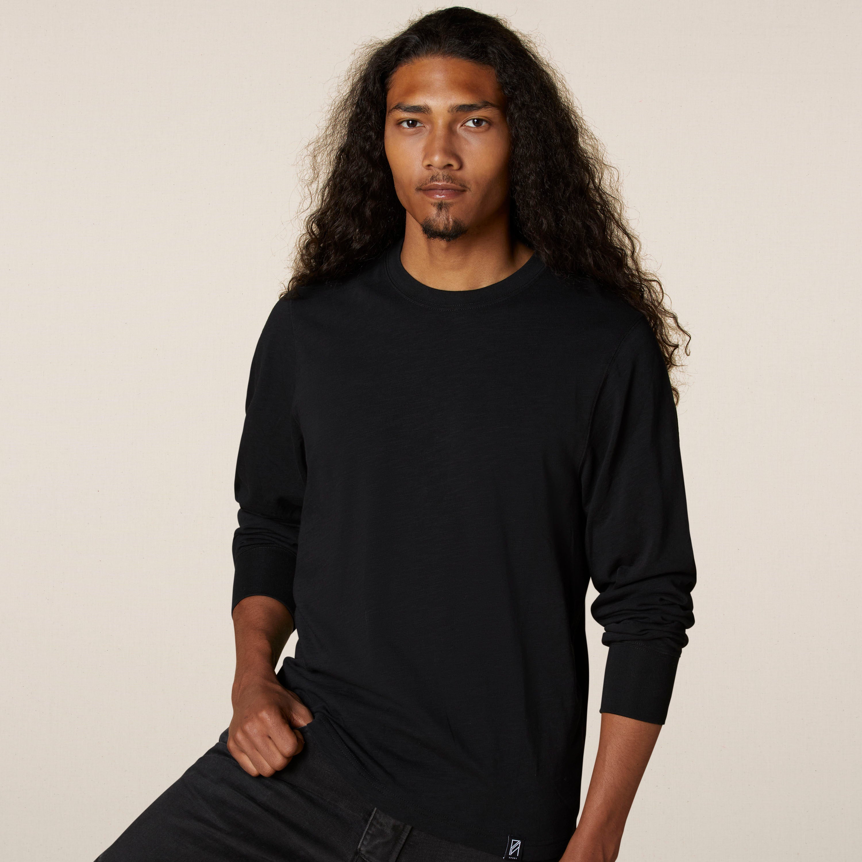 Men's Pima Slub L/S