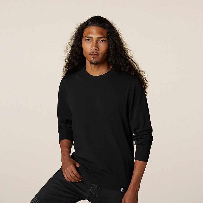 Men's Pima Slub L/S