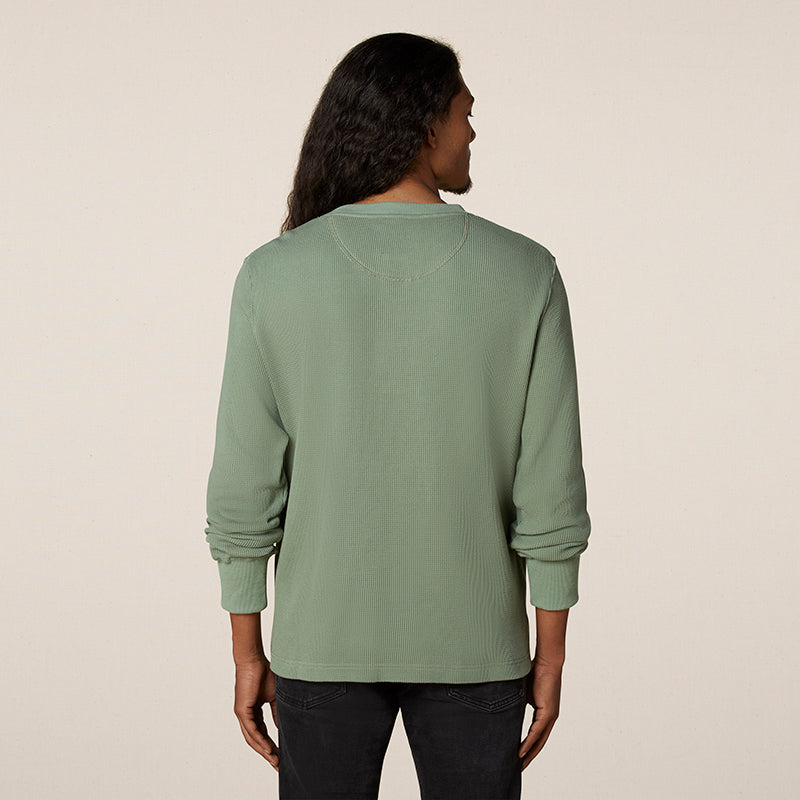 Philip Ayler Men’s Cotton Waffle Henley