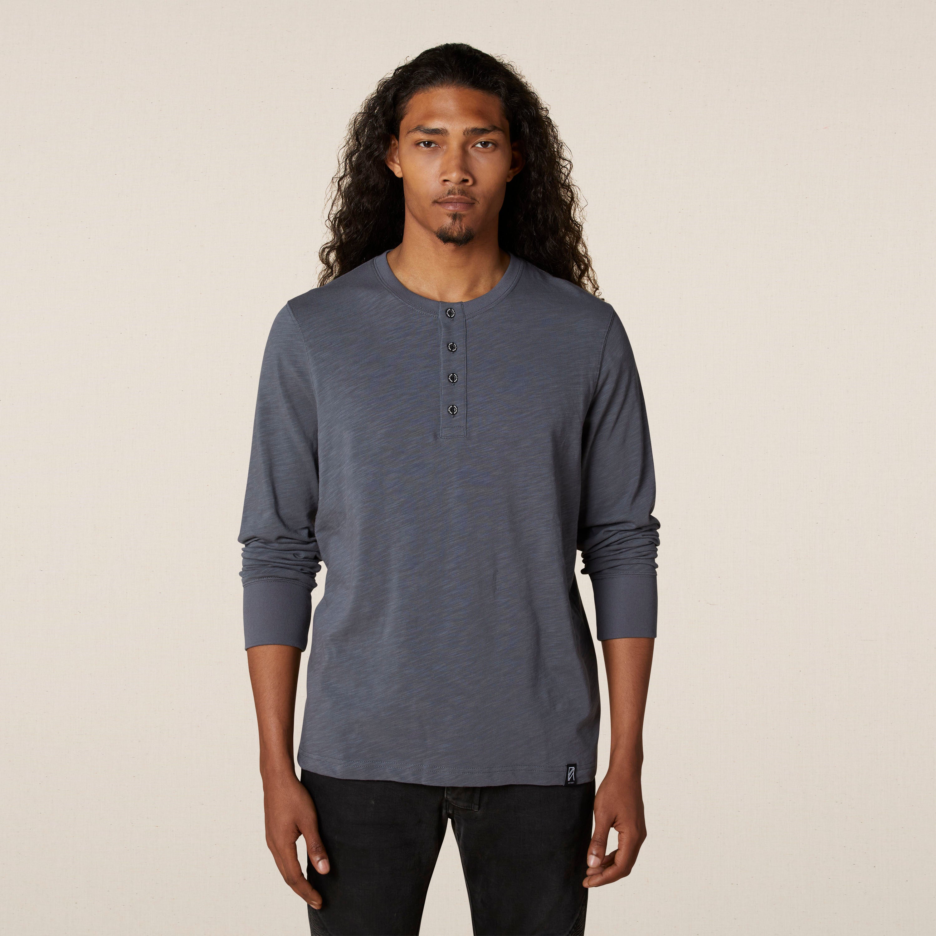 Philip Ayler Men’s Pima Slub Henley