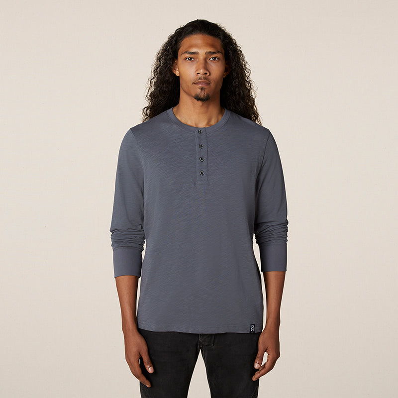 Philip Ayler Men’s Pima Slub Henley