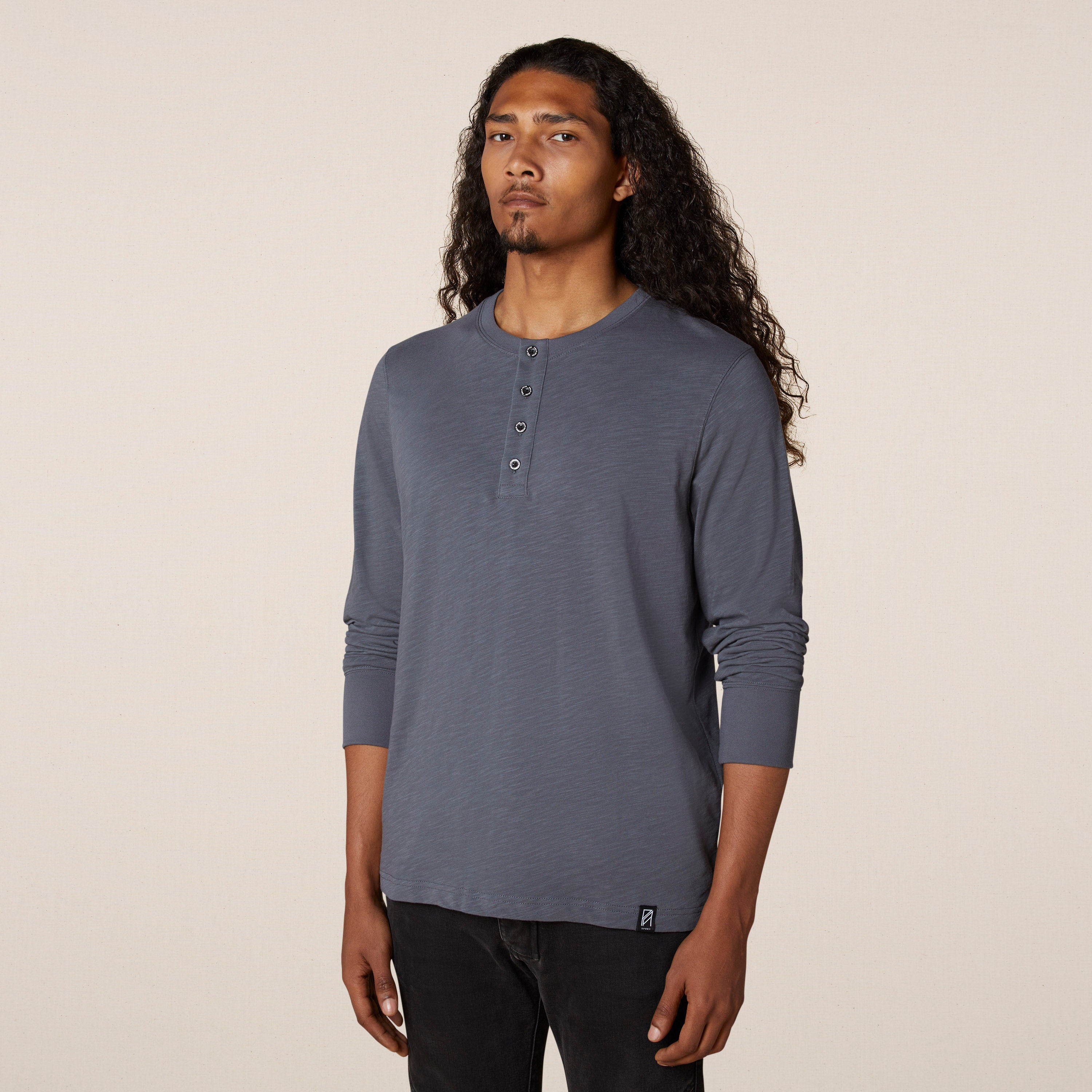 Philip Ayler Men’s Pima Slub Henley