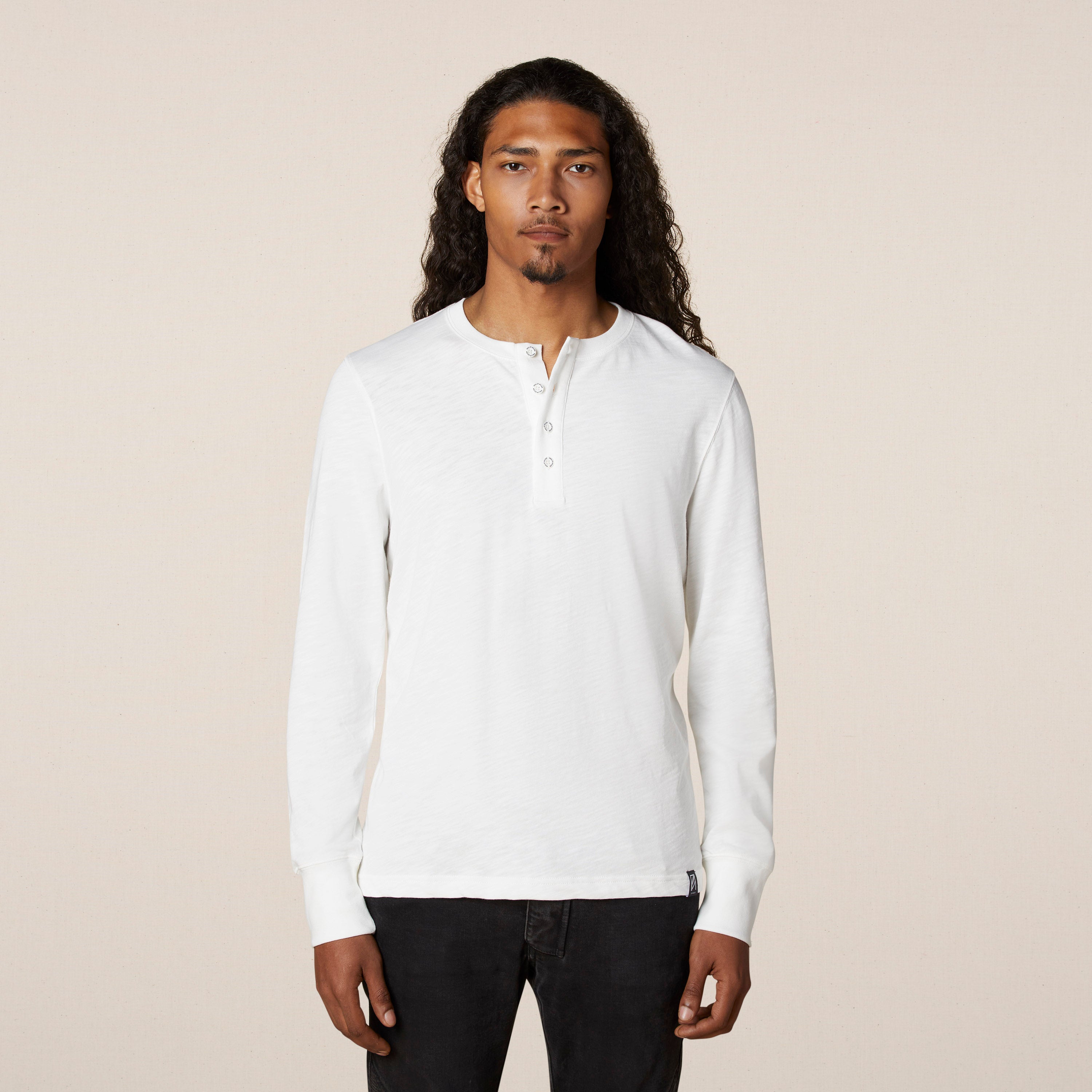 Philip Ayler Men’s Pima Slub Henley