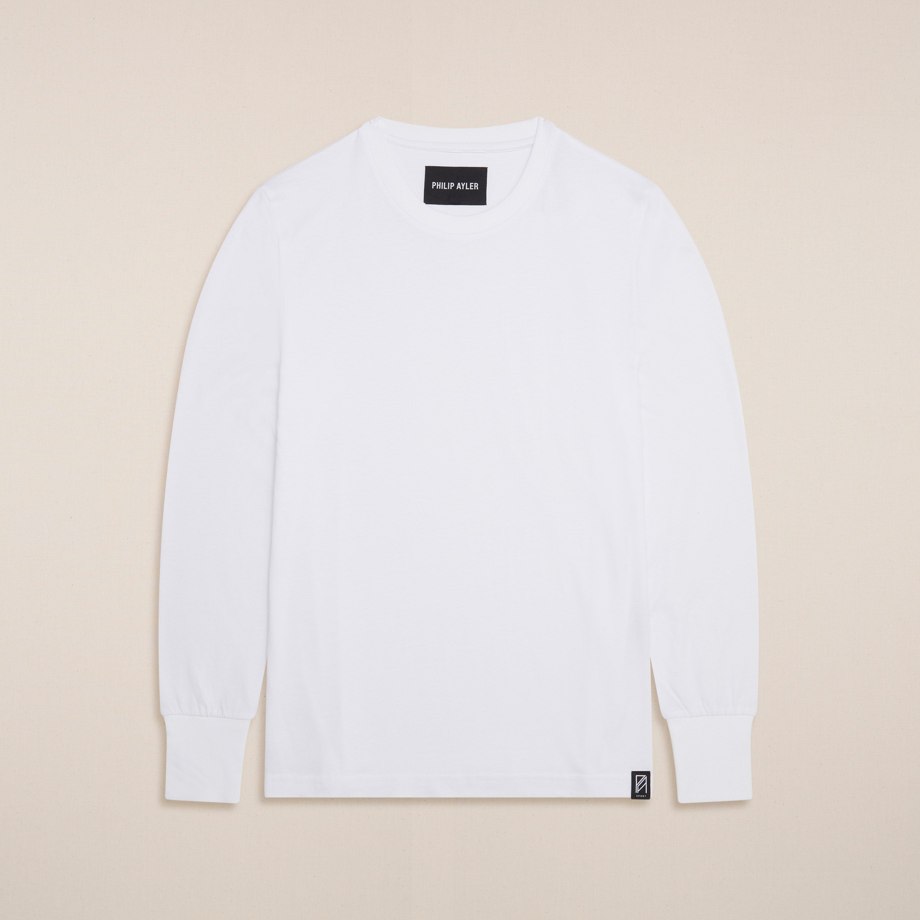 Philip Ayler Women’s Crew Neck Pima Slub Long Sleeve T-Shirt