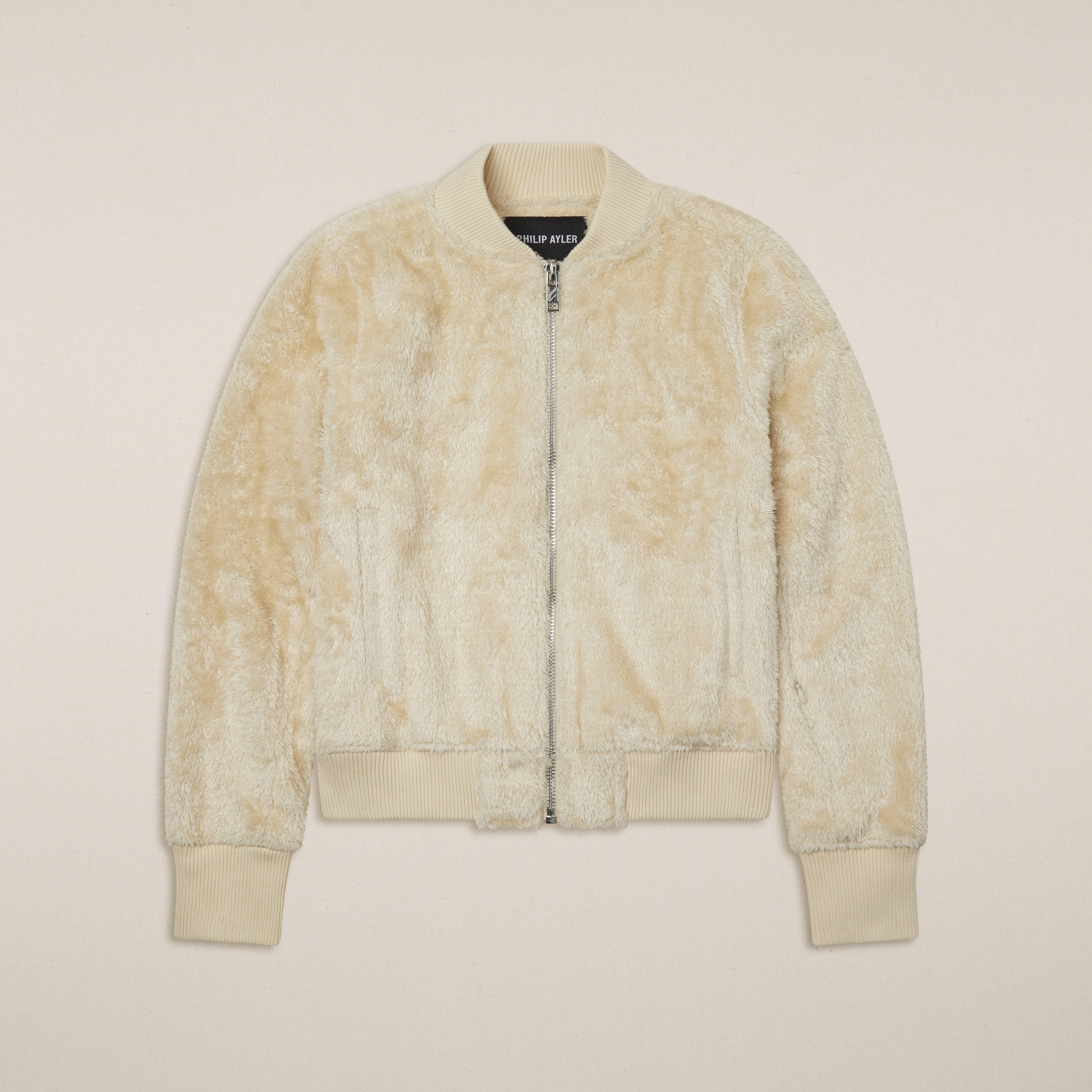 Philip Ayler Women’s Gold Faux Fur Bomber Jacket